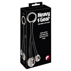 You2Toys Cockring + Plugs lestés en métal Heavy Ring 840gr